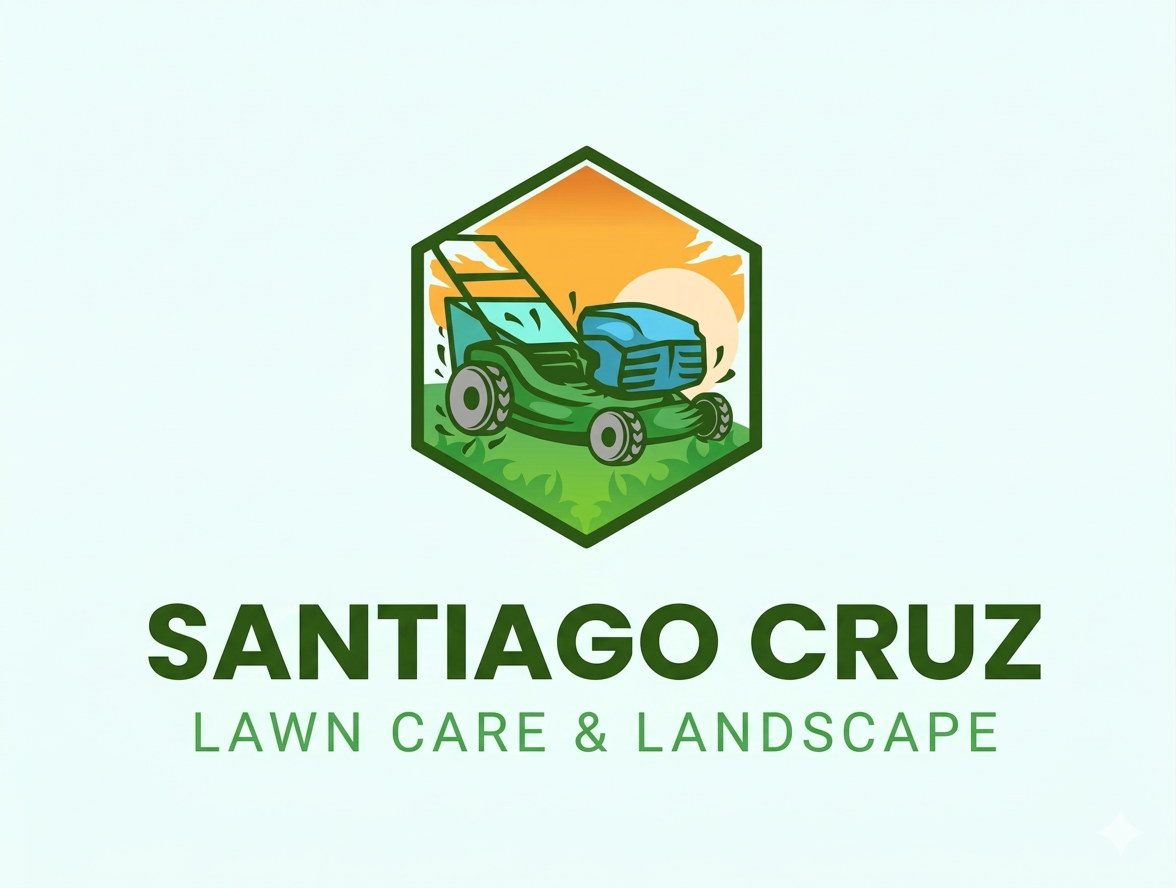 Santiago Cruz Lawncare & Lawnscape logo